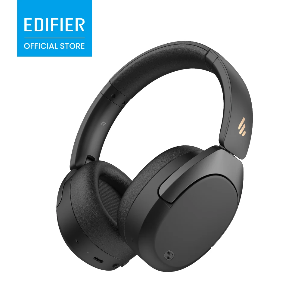 EDIFIER W830NB Kabellose Over-Ear-Kopfhörer -45dB ANC Hi-Res LDAC Bluetooth 5.4 94 Std. Spielzeit Schnelles Aufladen Faltbar Multipoint AI-Anrufe ConneX App