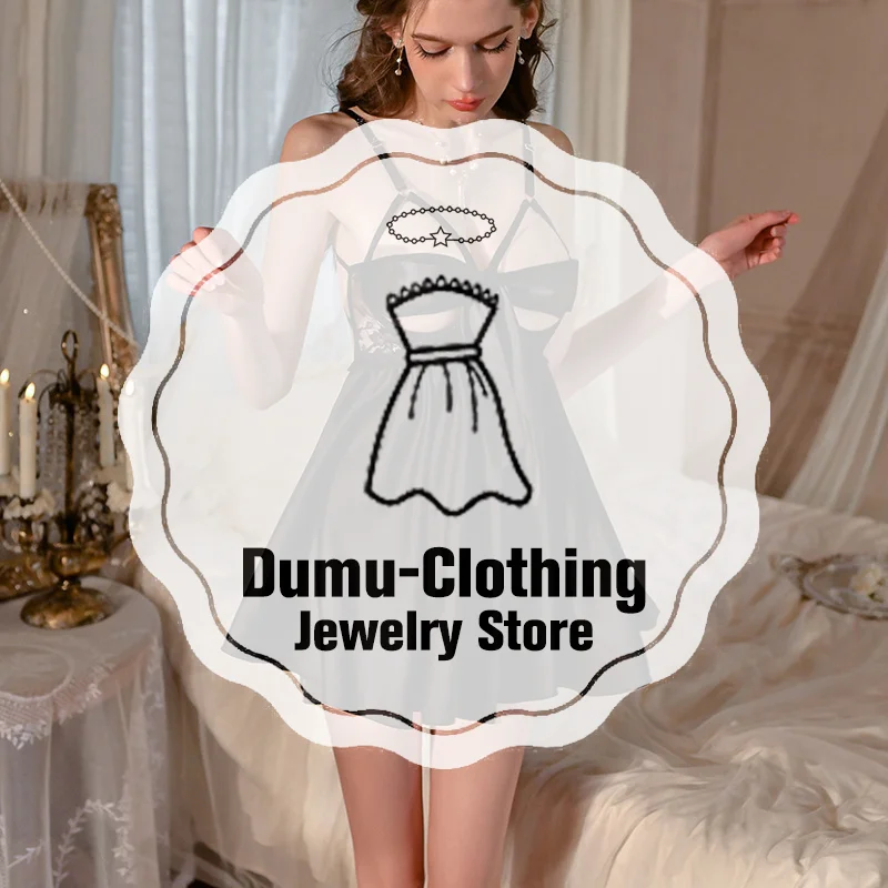 

Сексуальная атласная ночная рубашка, собранное кружевное белье, кружевная пижама Pure Desire с открытой промежностью