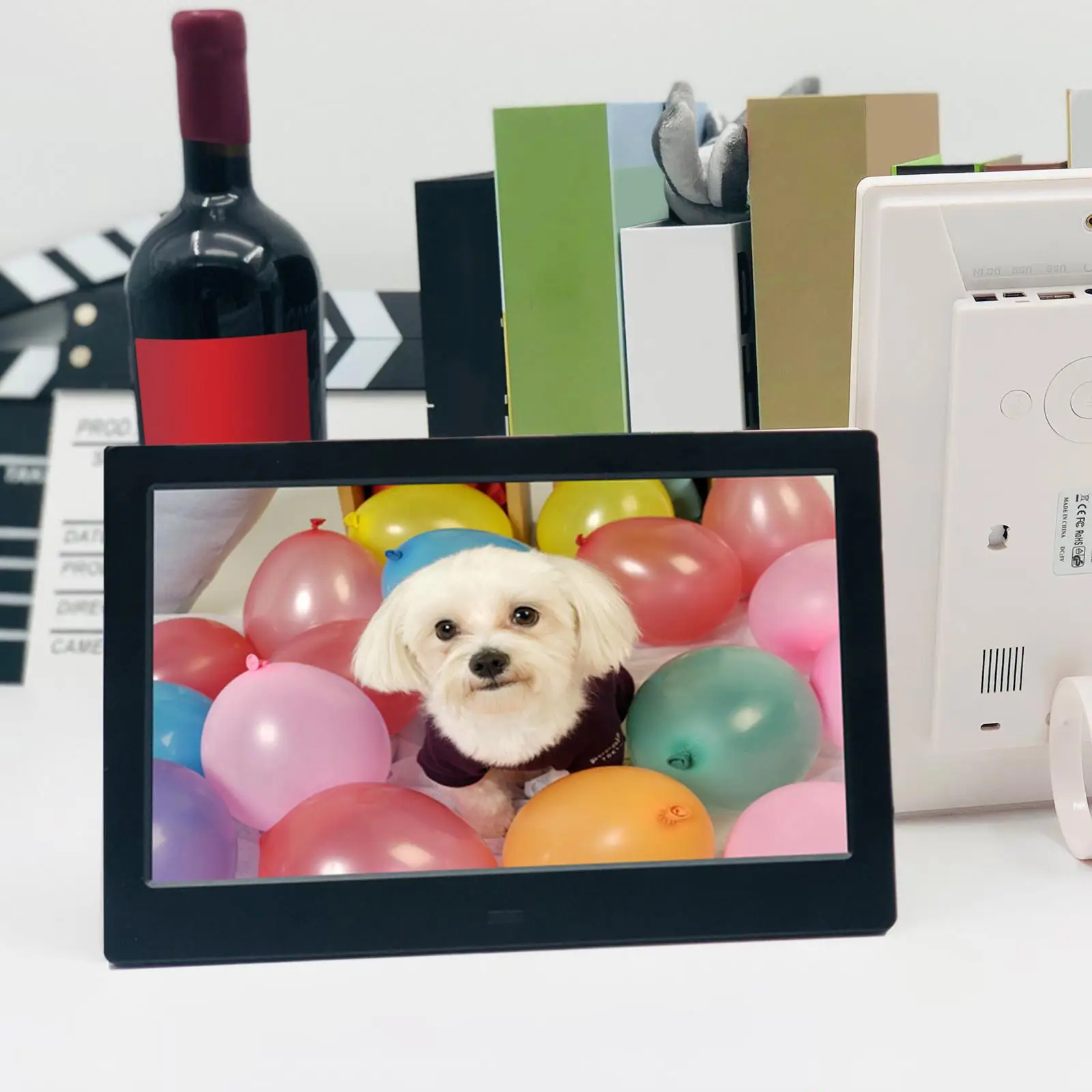 

10Inches Electronic Digital Photo Frame US Standard Plug with Clock,Calendar