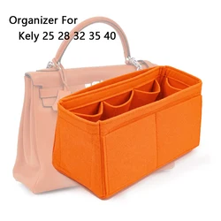 Çanta Ekleme Organizatör H Kelly 25 28 32 Ekleme Çantaları, Makyaj Çantası Organizatör, Kadın Çanta Tote Kozmetik Astar