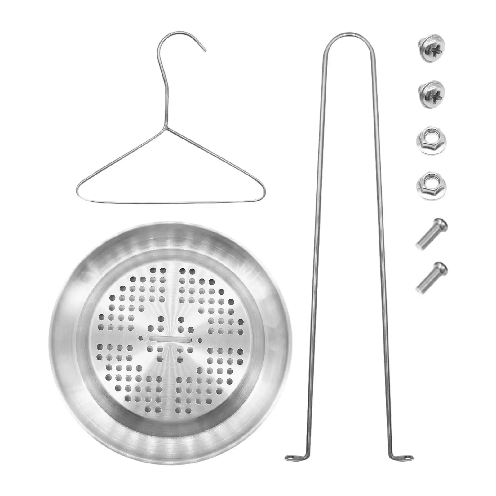 Soporte para freidora de pavo de acero inoxidable, accesorio para freidora de pavo, soporte para pavo de ganso, soporte para asar pavo para fiesta de acampada, barbacoa y Picnic