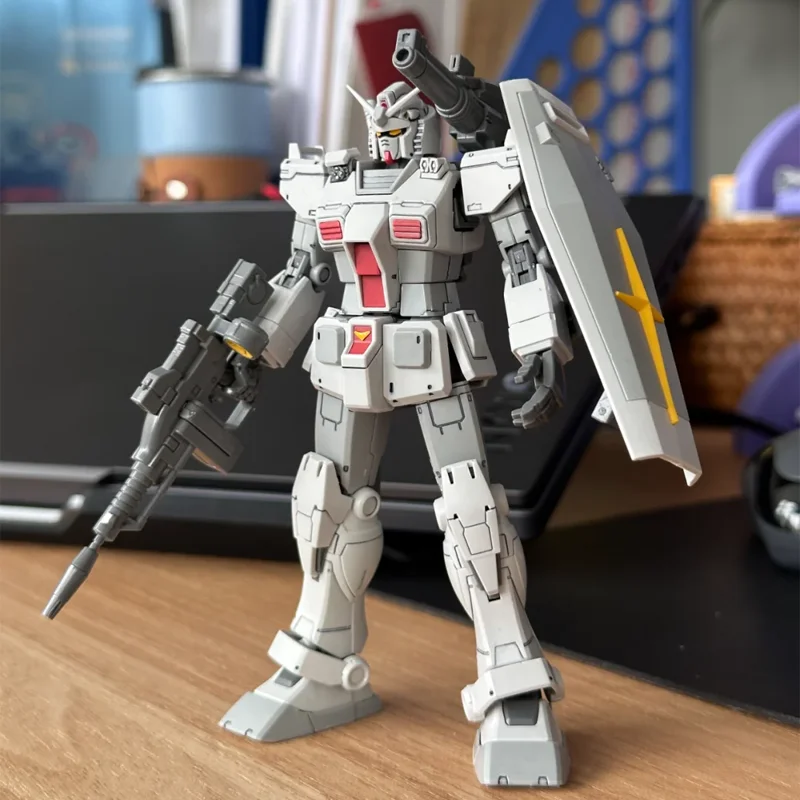 GTO HG 1/144 RX-78-2 la fábrica Original, esquema de colores predeterminado, Kit de modelo de ensamblaje Mech, figura de acción decorativa, muñeca, juguete para niño, Gif
