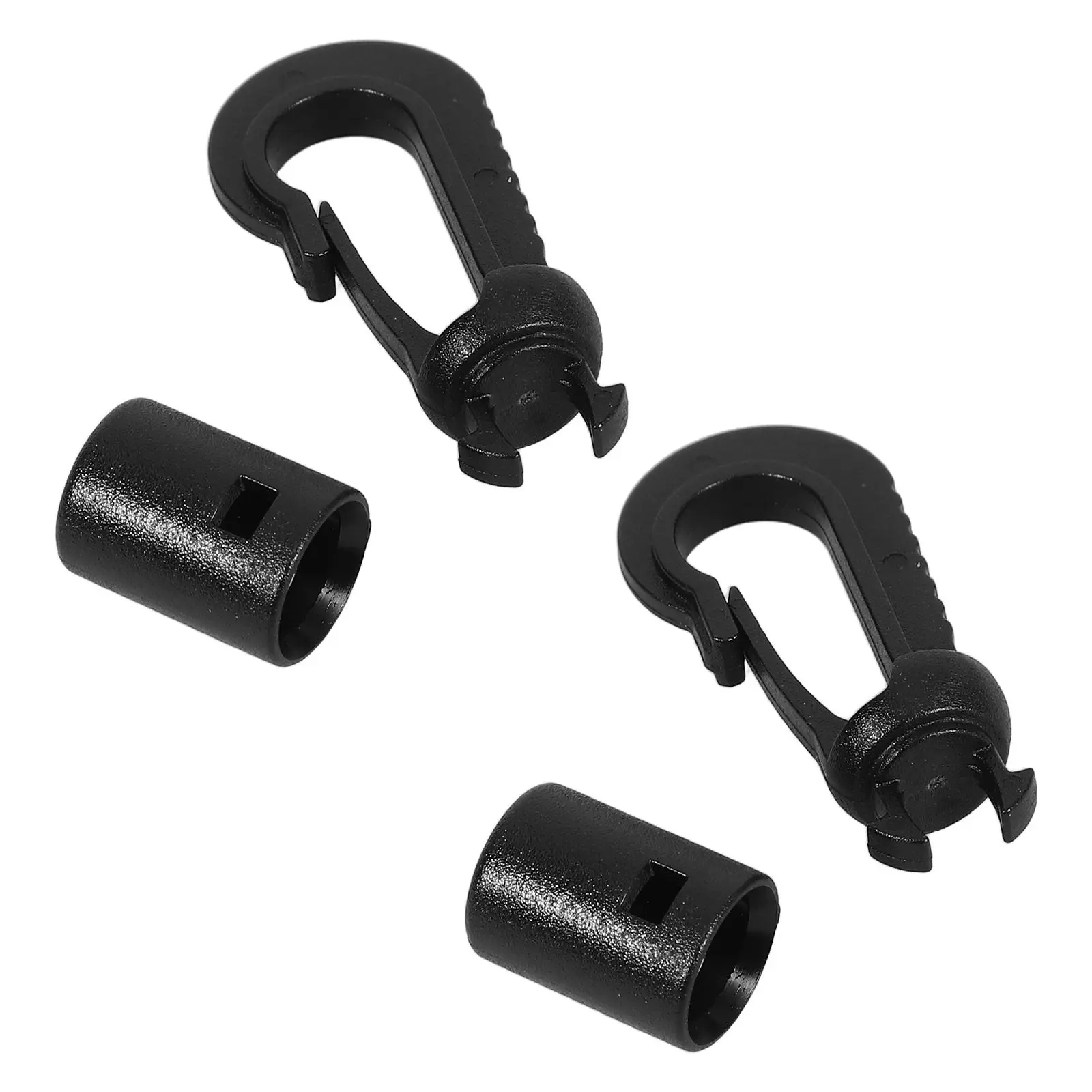 

2 шт. эластичные пластиковые крючки-фиксаторы для каноэ, прочные, глянцевые, износостойкие, с быстрым замком, для каяков, рыбалки, батутов и лодок