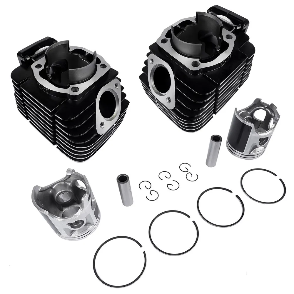 EU QUALITY 64mm Motorcycle Top End Rebuild Kit Cylinder Pistons Rings Wrist Pins KIT for YAMAHA RD350 RD 350 1973-1975 Motoblock
