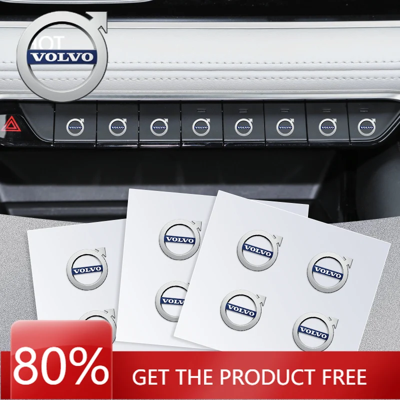 

Эмблемы 2026, новинка для Volvo 1/2/5/10 шт., эмблема автомобиля, логотип, декоративные наклейки, значок, наклейка, интерьерный Стайлинг для Volvo RDESIGN XC60 XC