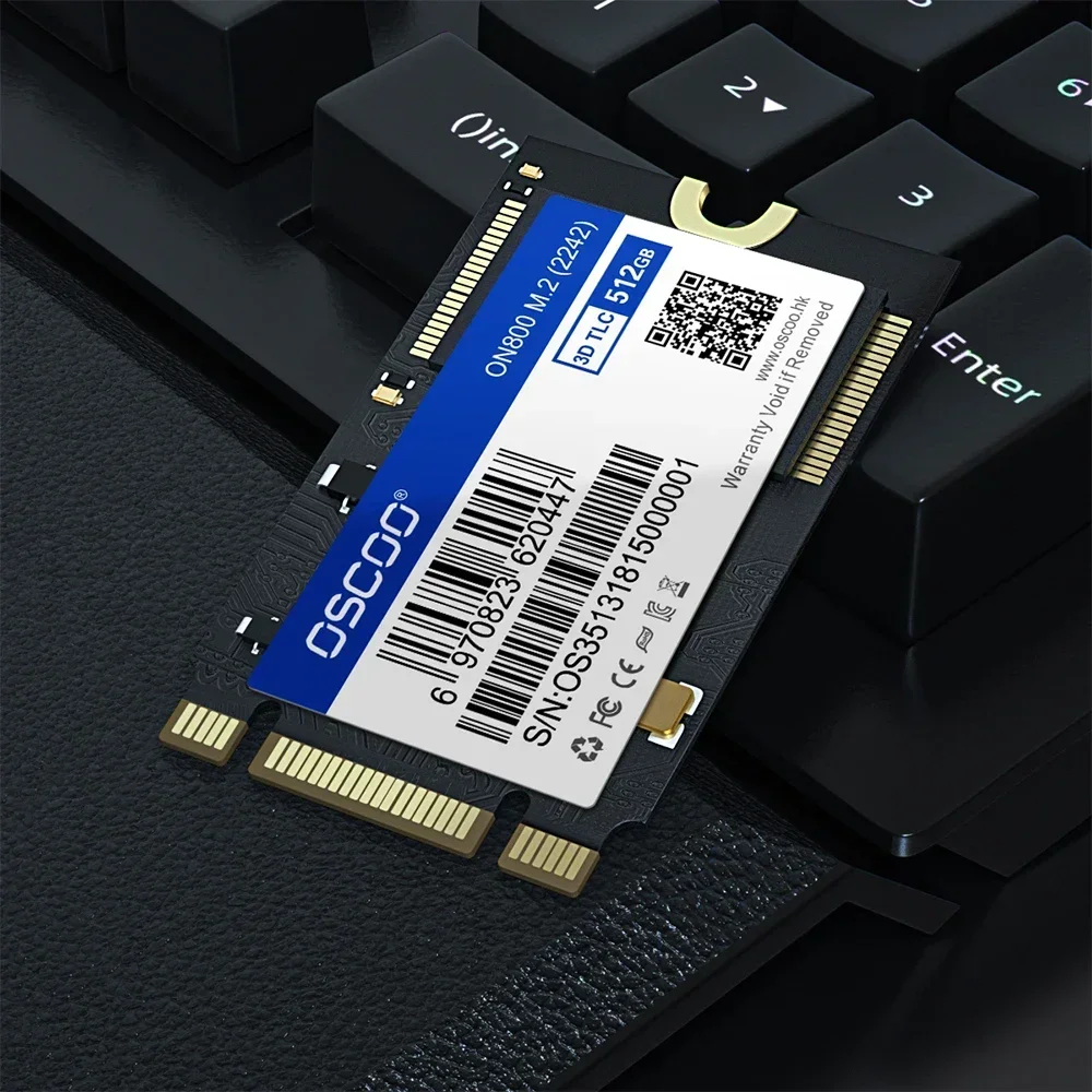 OSCOO  SSD M2 128GB 256GB 512GB Solid State Drive SATA3 Original 3D TLC NAND 6GB/s 2242 SSd for Laptop Desktop