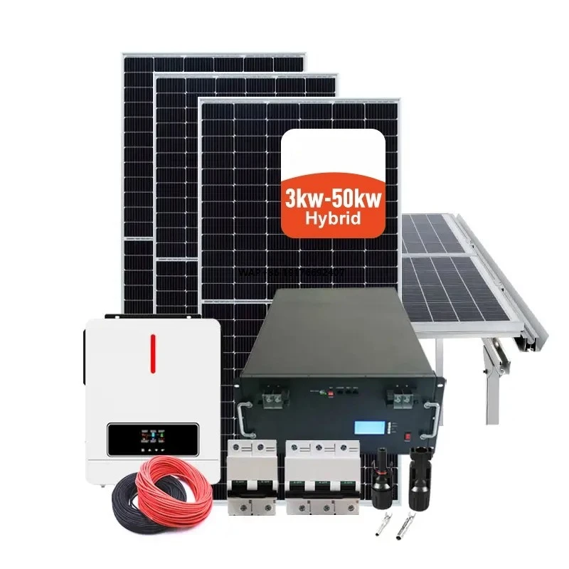 

Hybrid Solar Energy Storage Battery System 10KW to 50KW Solar Panel Solar Panel With Battery and Inverter