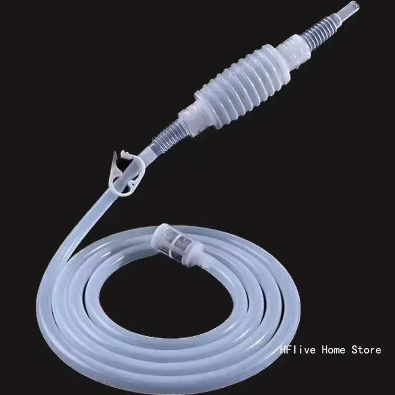 New Brewing Siphon Hose Wine Beer Making Tool 1.9M Plastic For  Homebrew  Food Grade