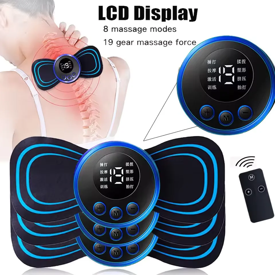 Eletrodos Adesivos para Massageador de Pescoço, Acessórios de Gel, Treinador, Exercitador, Adesivo Estimulador Muscular de Reposição