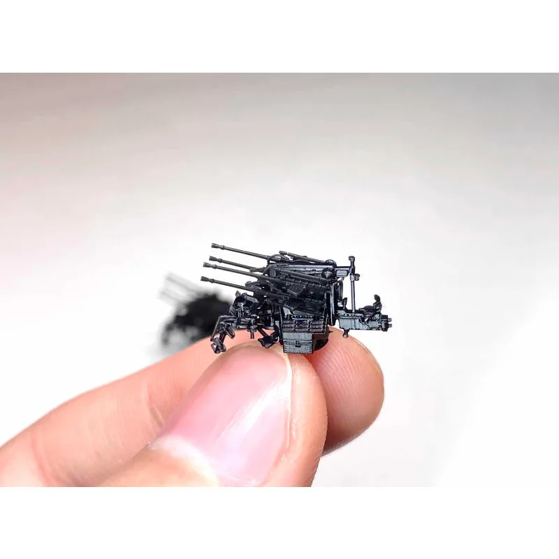 WS20009 1/200 German Kriegsmarine 20mm Flak-Vierling C35 AA Gun - 2 PCS 3D Printed for Battleship Model