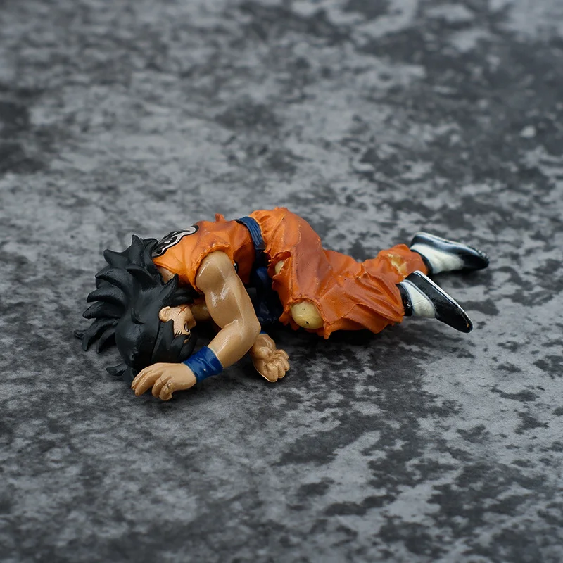 

In Stock 10cm Anime DRAGON BALL Action Figure Yamcha Famous Scene of Death Pvc Model Desk Decor Collection Gifts Toy for Kids