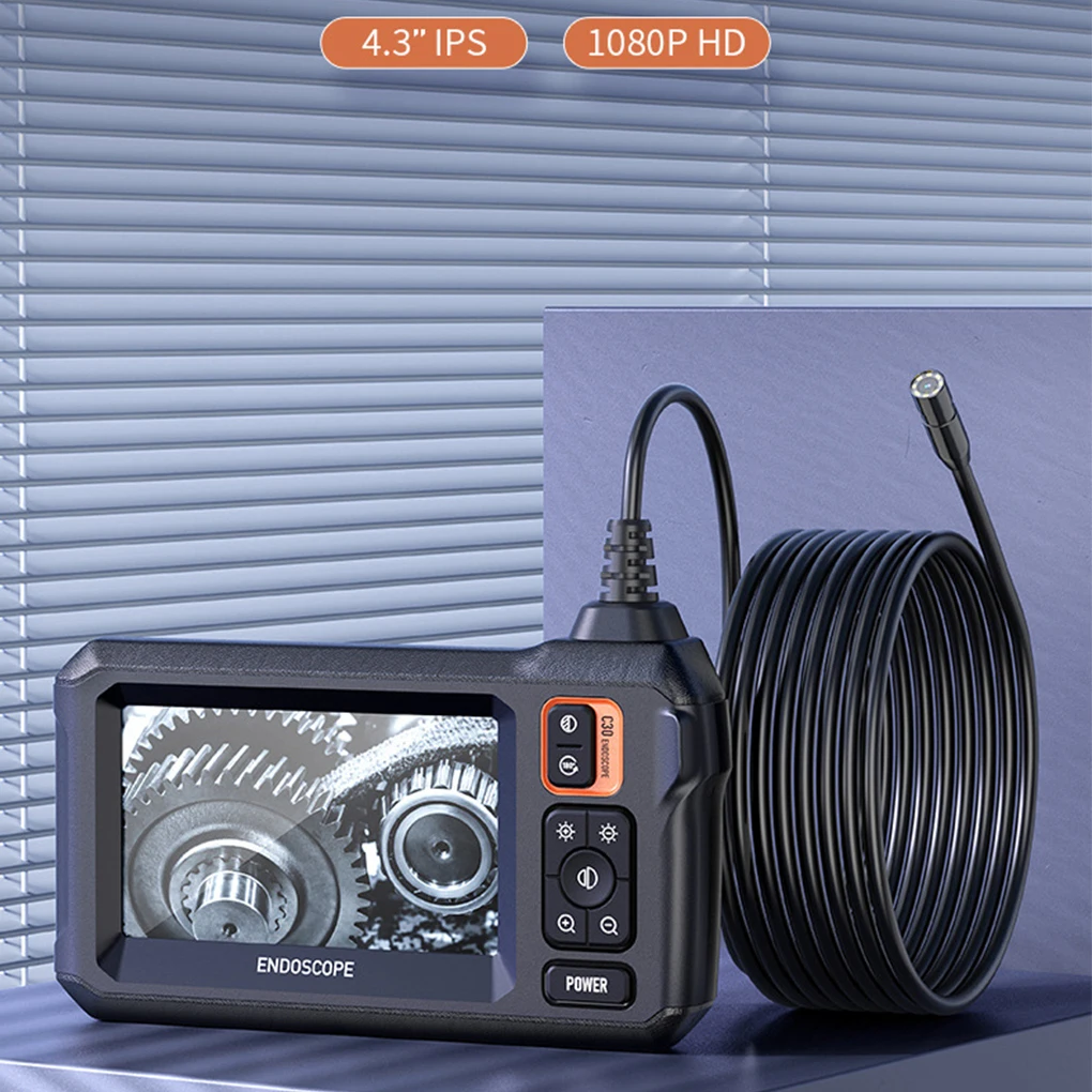 Black Convenient And Portable Waterproof Drain Camera Clear Drainage Inspections Anywhere