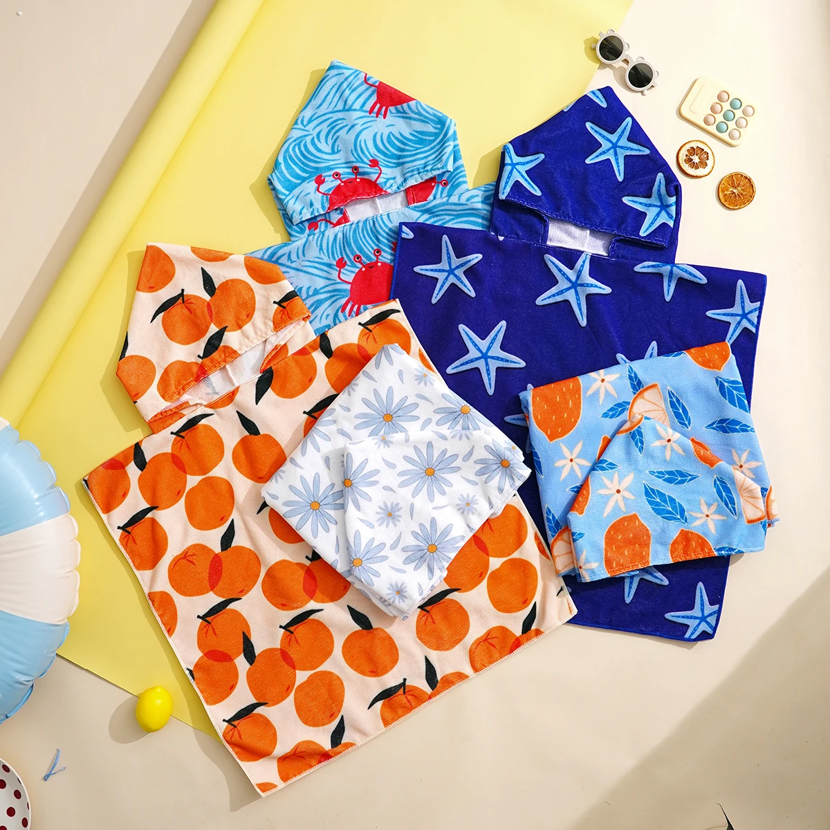 Elinfant New Soft Bath Towel for Baby Absorbent Towel Newborn Swaddle Wrap Baby Blanket for Girls Boys Thick Hooded Bath Towel 