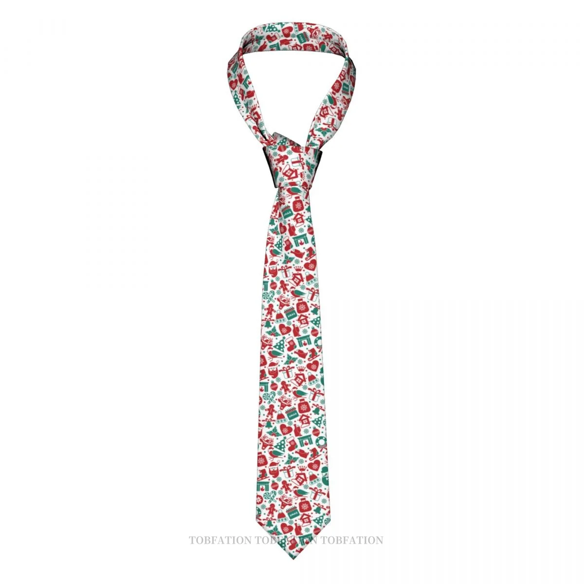 

Merry Christmas Day Cute Men Ties 3D Printed Hip-Hop Street Business Wedding Party Shirt Accessories