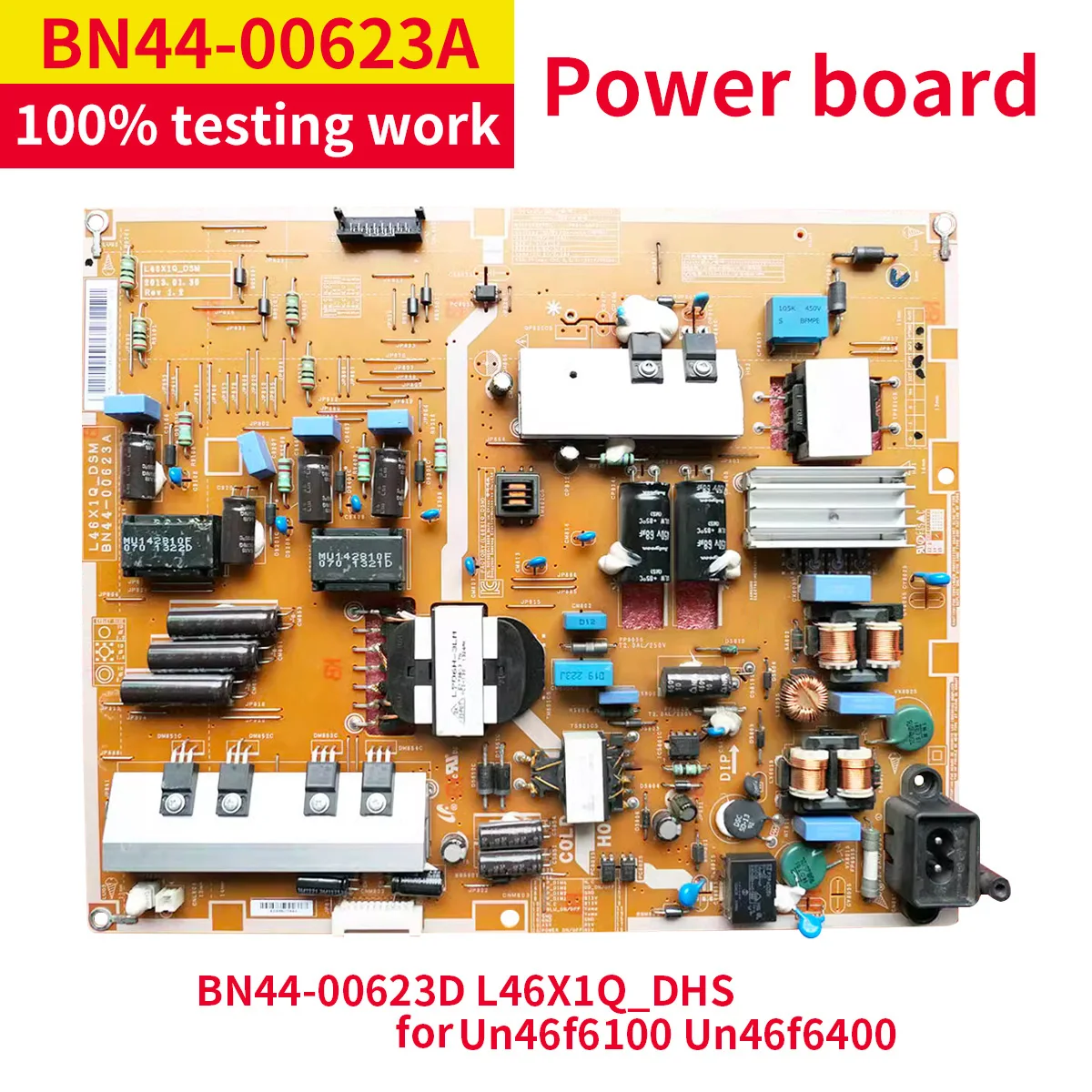 Good test BN44-00623A 00623B for power supply board UN46F6100AG UN46F6100AGXZS UN46F6100 UE46F6100 UE46F6100AK UE46F6670