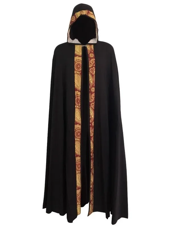 Capa Medieval de Clero com Capuz para loween, Traje de Performance Cosplay Cthulhu, Robe Longo de Fibra de Poliéster 00% ...