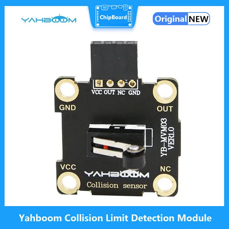 Yabo Collision Limit Detection Module Compatible with Alligator Clip/DuPont line/PH2.0 Cable demo board