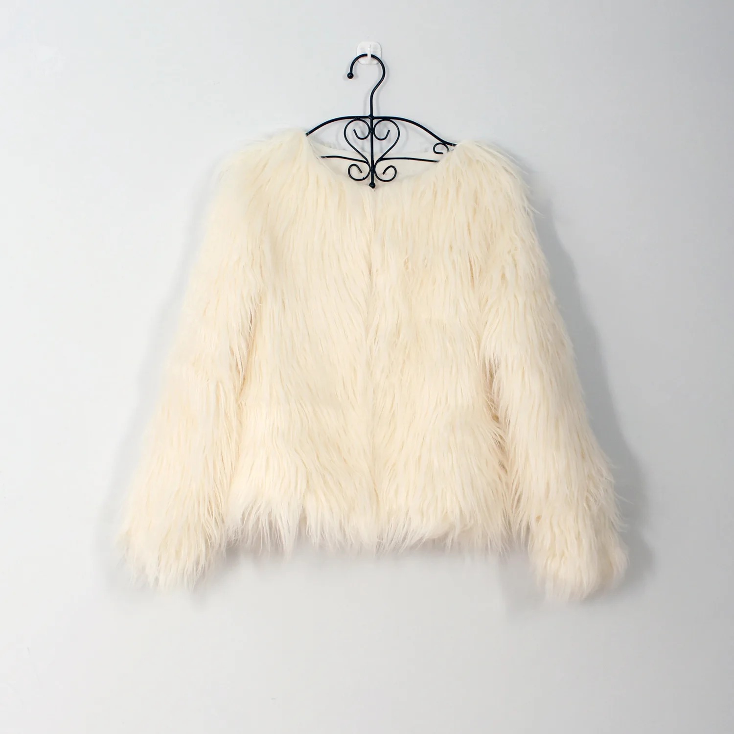 Femmes ort manteau décontracté rue Sle minceur frangé tricoté Jaet régulier Sve Long rond Ne t-shirt bouton couleur Pure