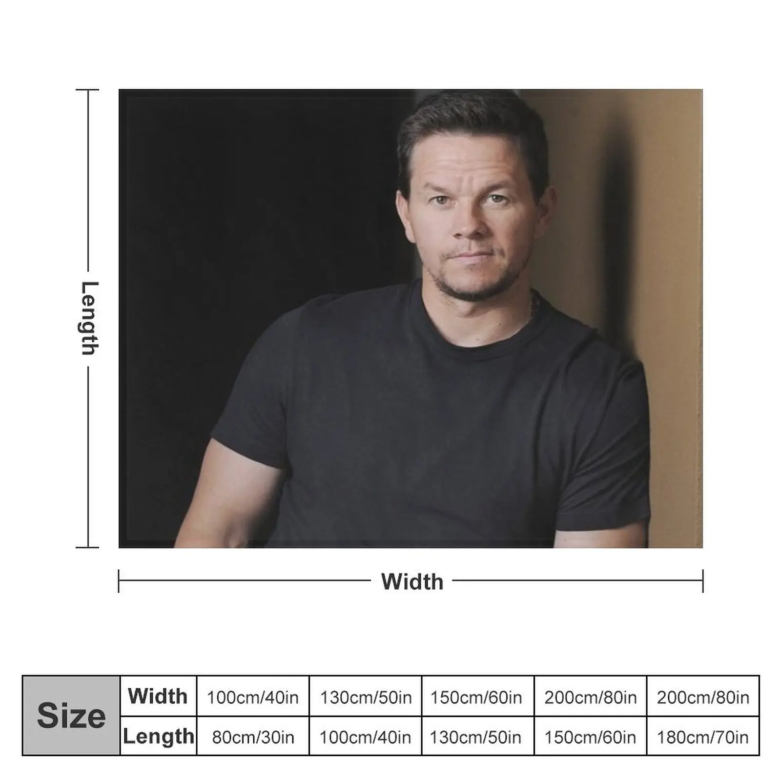 mark wahlberg Throw Blanket Furrys Thins Weighted Hairys Blankets