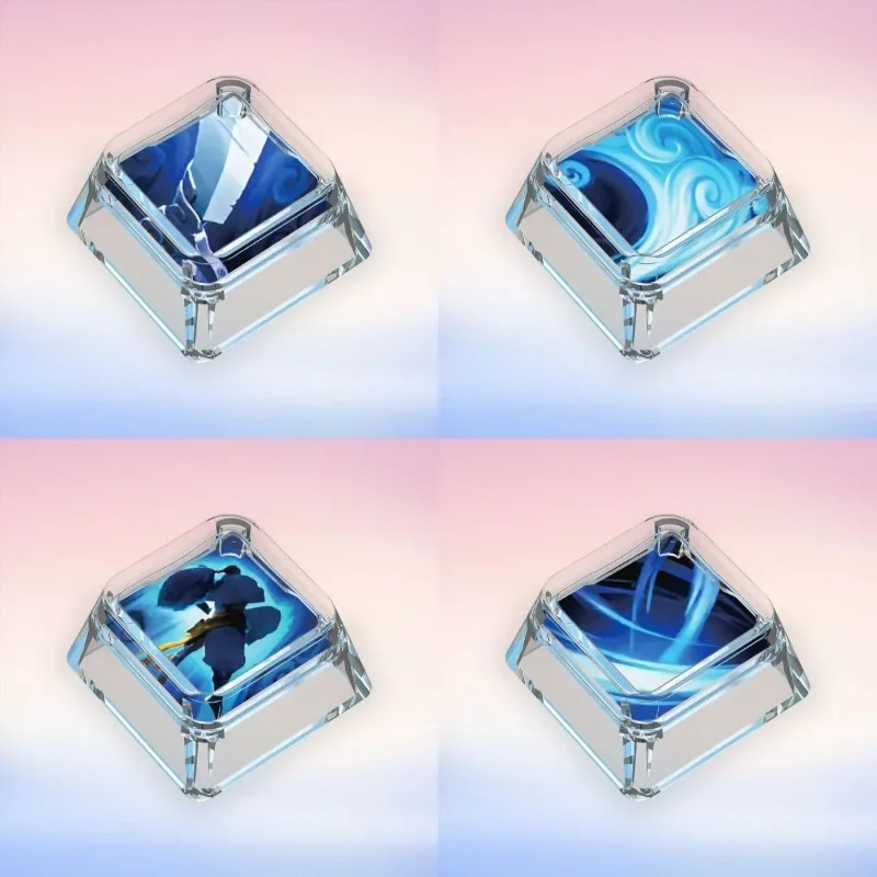 League of Legends LoL Yasuo Gale Swordsman Personalized Game Translucent Single Mechanical Keyboard Transparent Keycap