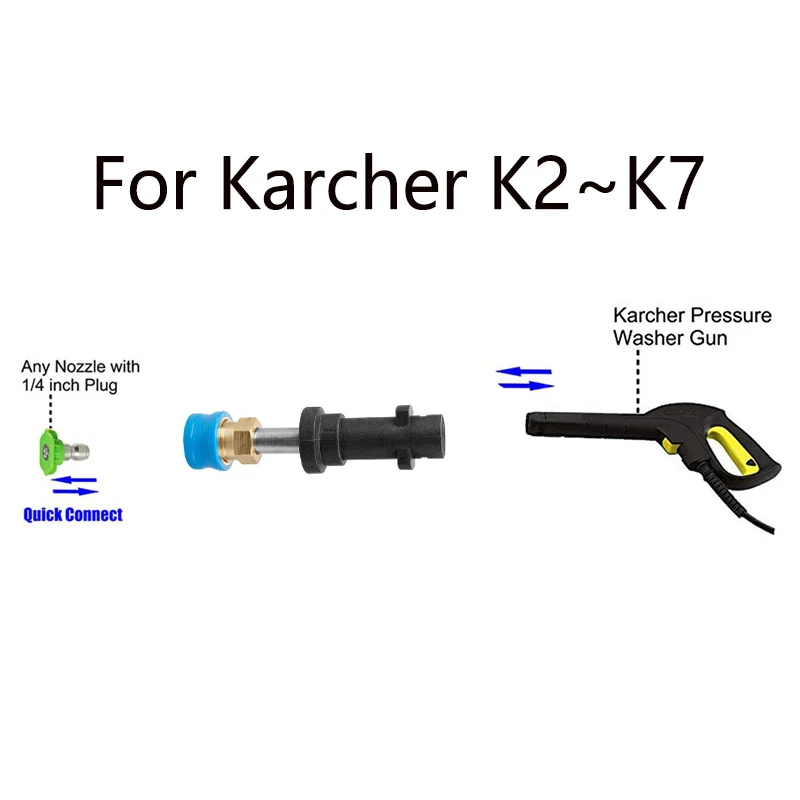 FOTO 5 - Быстроразъемный коннектор G1/4 Для Karcher