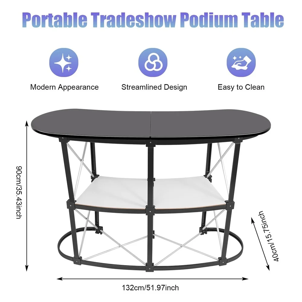 Portable Tradeshow Podium Table 51.18