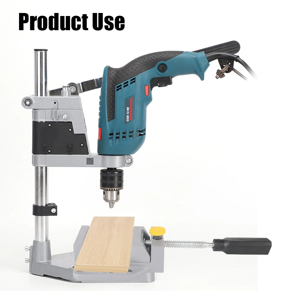 Drill Press Stand Kit Benchs Clamp For Electric Drill Stand Aluminum Drill Press Vise Woodwork Tools Flat Tongs Bench Vise