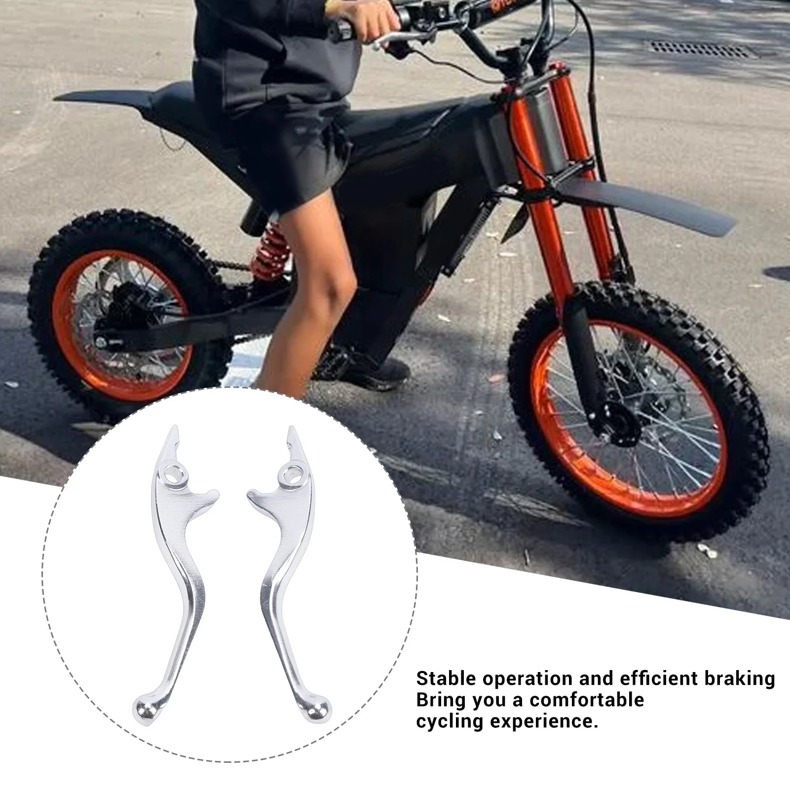 1 Pair Hand Brake Lever Left and Right Handbrake Lever Replacement for Tuttio Soleil01 Electric Dirt Bike