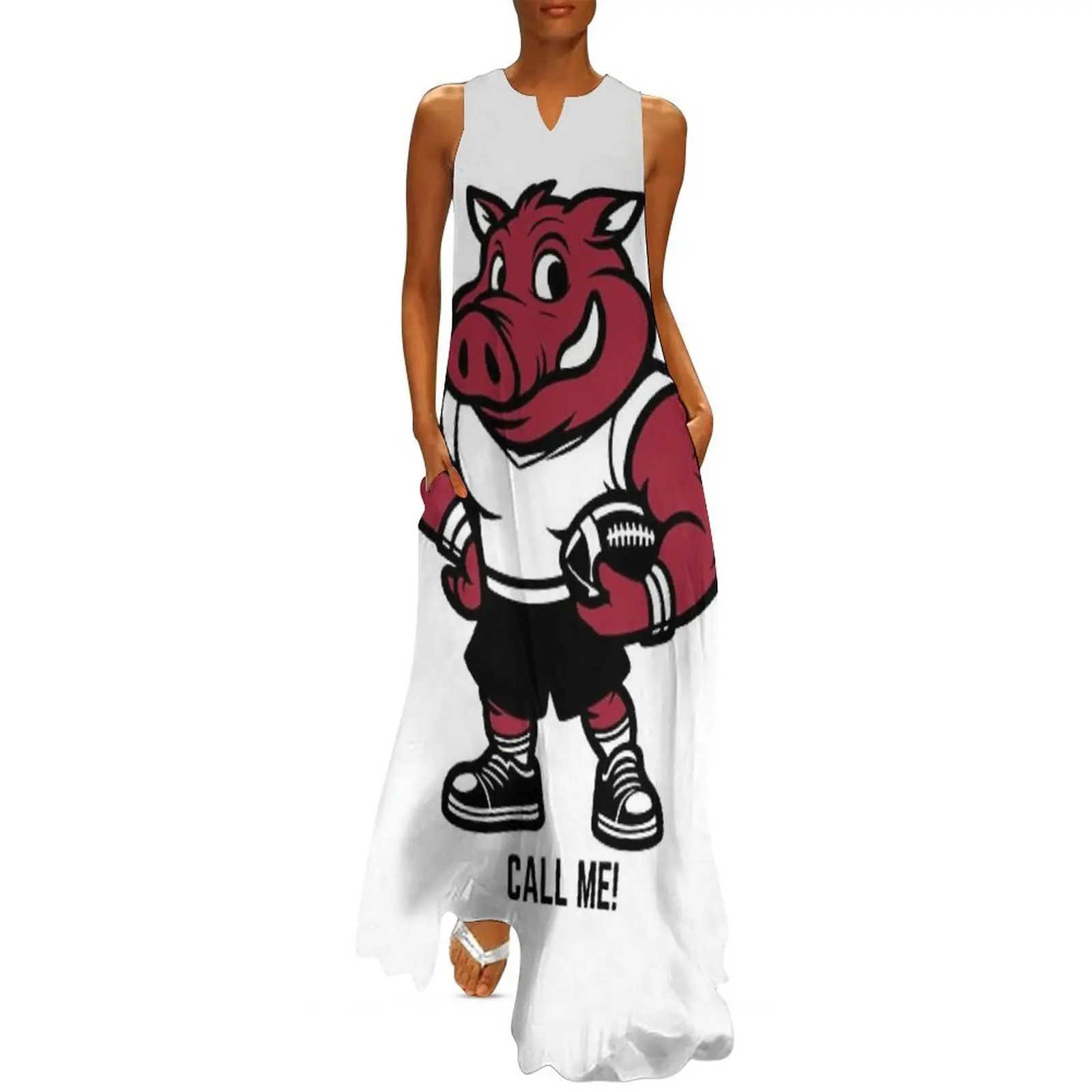 

CALL ME! Football Pig Long Dress women's clothing trend 2025 Women's summer dress elegant women's sets Woman dresses