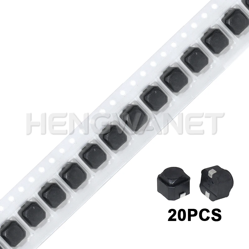 20PCS/LOT Tact Switch 6*6*5mm Mute Switch Silicone Keypad Push Button Switch 6X6X5 MM 2Pins Silent Switches
