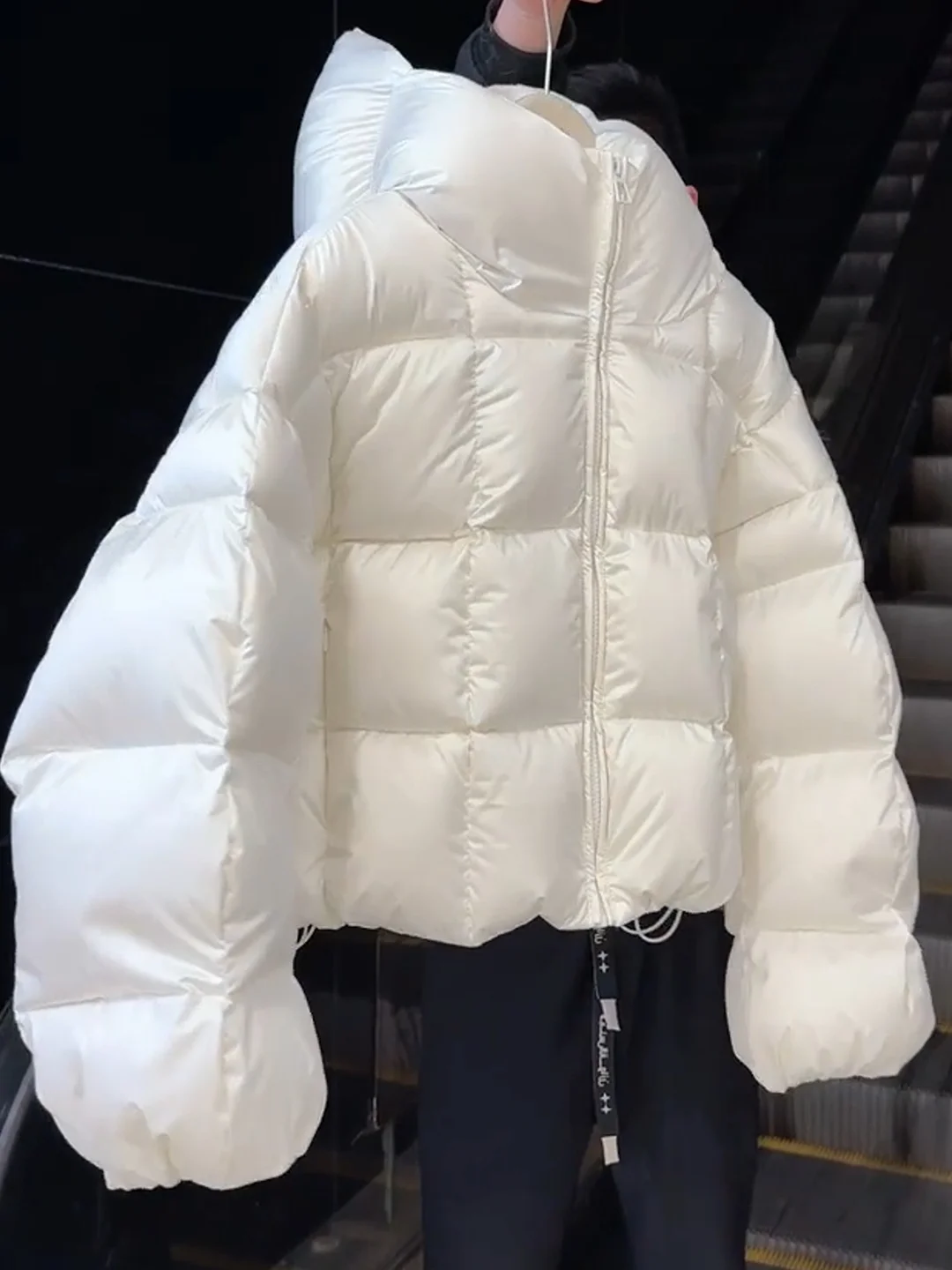 

Women's Hooded ort Thiened Cotton Jaet 2025 New Winter Unique Attractive Trendy Small Size ular Burst