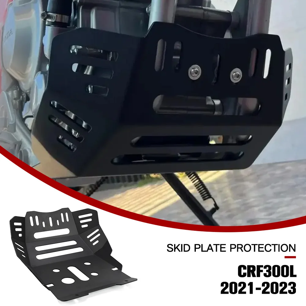 

For HONDA CRF300L 2021-2022-2023 Under Skid Engine Protection Cover GUARD Motorcycle Accessories T5-5754 Aluminium CRF 300 L