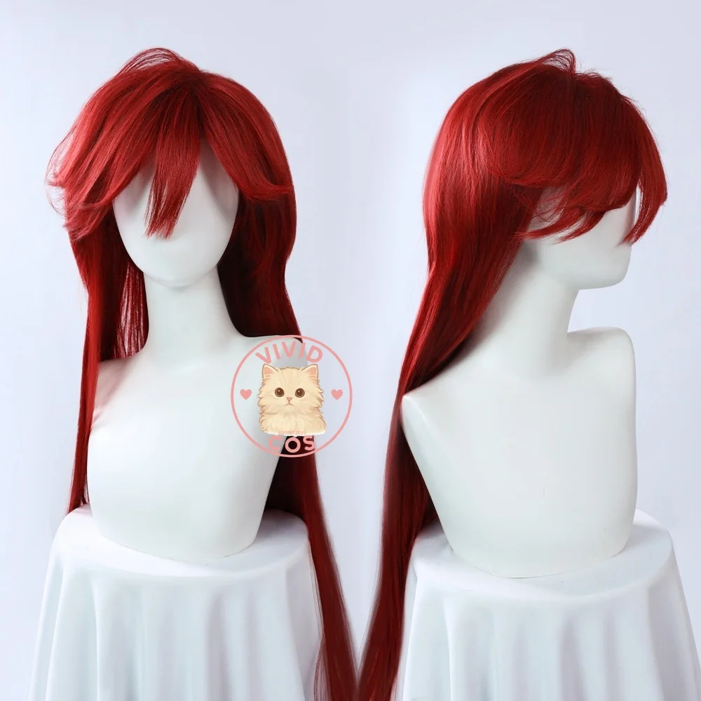 Black Butler Cosplay Costume Anime Grell Sutcliff High Quality Role Playing New Arrival Red Uniform for Men Comic Con Outfit Wig