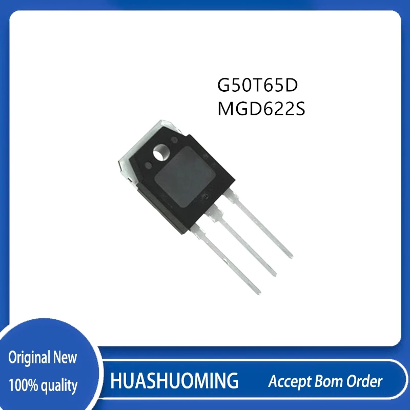 5Pcs-10Pcs/Lot  G50T65D   K50T60 50N60  MGD622 MGD622S TO-3P