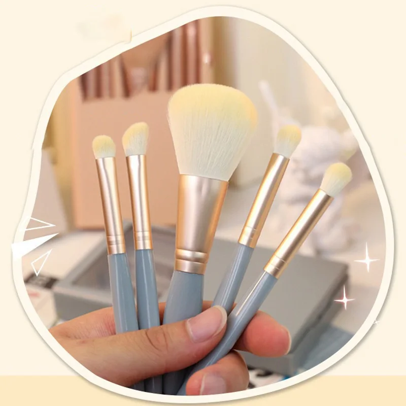 Portable Makeup Bruhses Set Multi-style Face Powder Brush Eyeshadow Applicator Blush Lipstick Makeup Brushes Beauty Tools