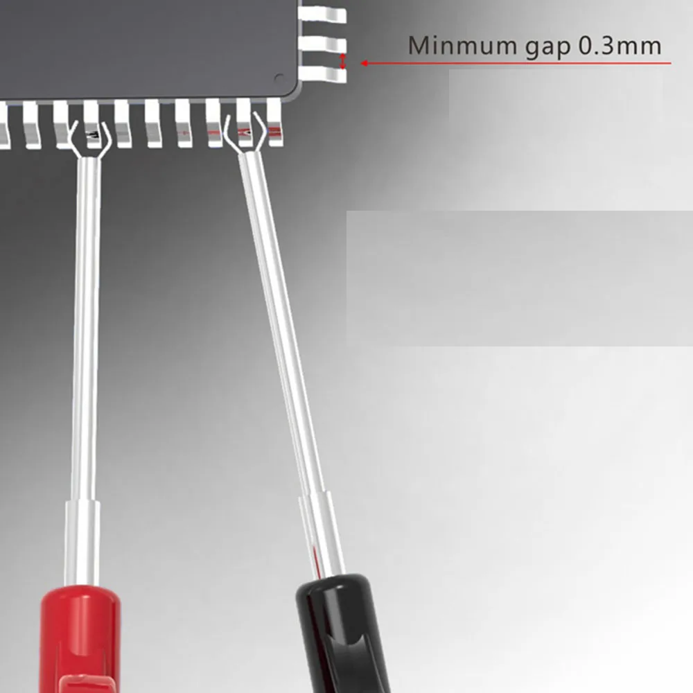 Imagem -05 - Universal Chip Clamp ic Test Clip Bios Logic Analyzer Sop Soic Sop8 Smd Pin Hook Soquete Online Burning Programador 10x