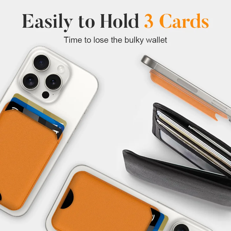 for Findmy Magsafe Wallet Strong Magnetic Card Holder Storage Wallet Tracker for iPhone 16/15/14/13/12 Series