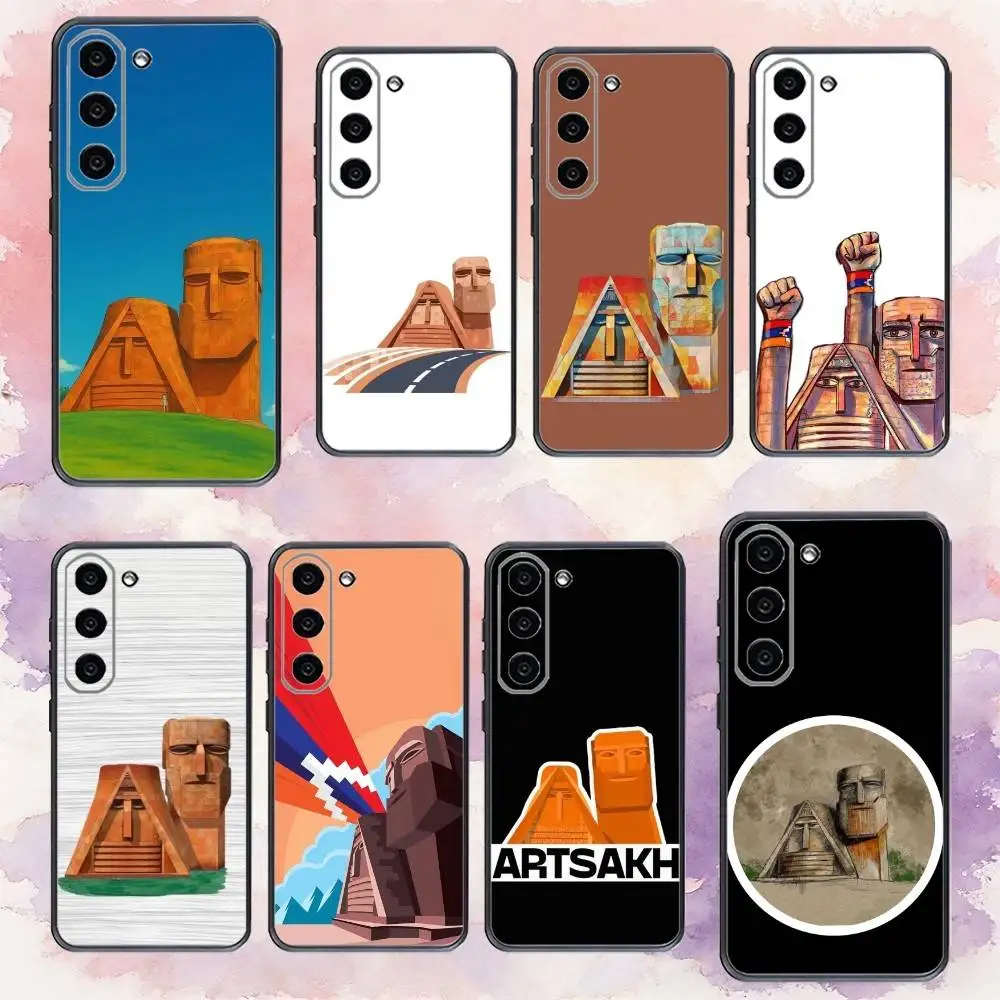 

A-ART-s Armenia F-Flag Phone Case For Samsung Galaxy A73,A72,A71,A70,A53,A52,A51,Others Soft Black Cover