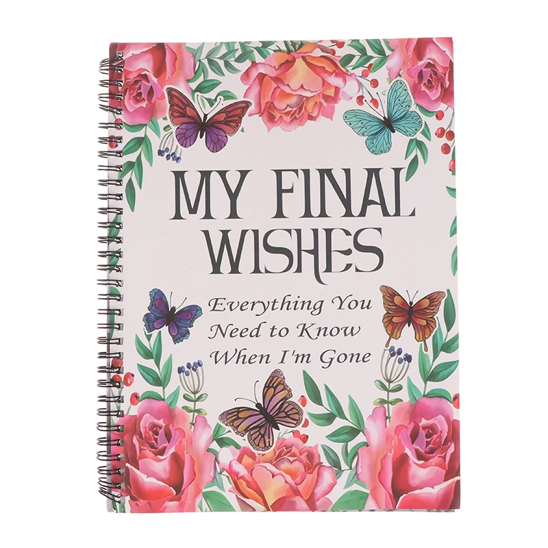 

My Final Wishes Planner: Everything You Need To Know When I'm Gone A Detailed Information About My Accounts, Belongings & Wishes