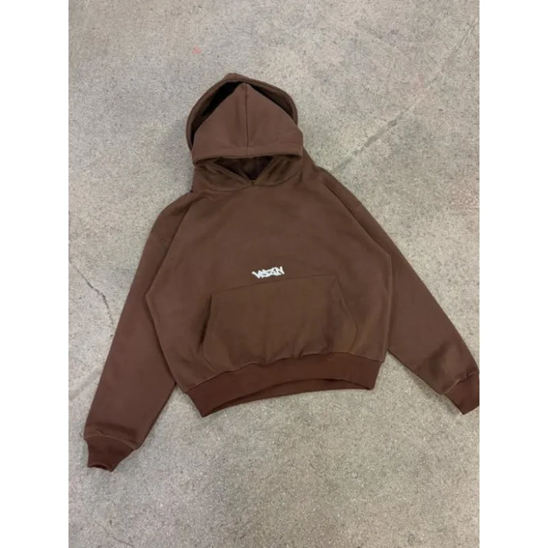 

Новая осенне-зимняя женская толстая толстовка Y2K с молнией и капюшоном, простая и универсальная для повседневного использования.