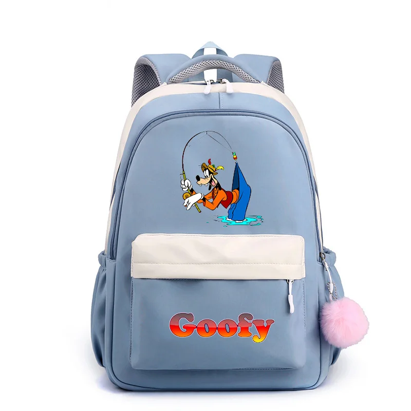 Disney-Um Filme Pateta Mochila, Mochilas Estudantis, Crianças Populares, Adolescente, Alta Capacidade, Linda Mochila de Viagem, Moda