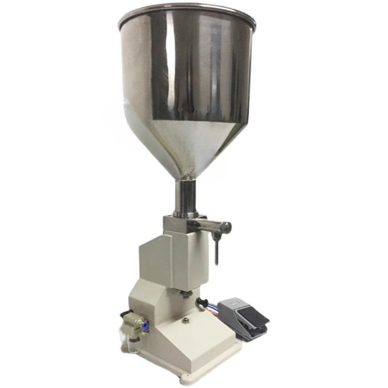 A02 Full Pneumatic Cream Beverage Paste Liquid Filling Machine Small  Quantitative High Precision Filling