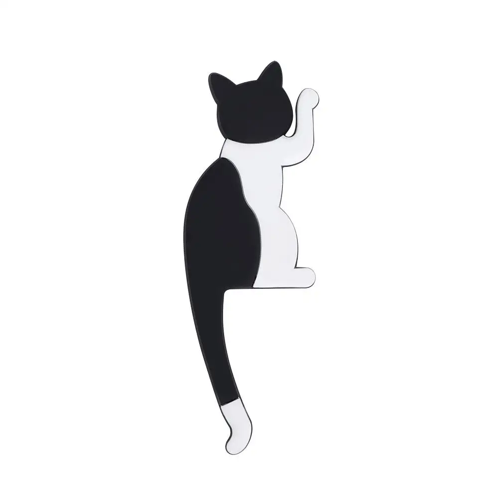 Novelty Multifunctional Lovely Cat Refrigerator Sticker Hooks Fridge Magnet