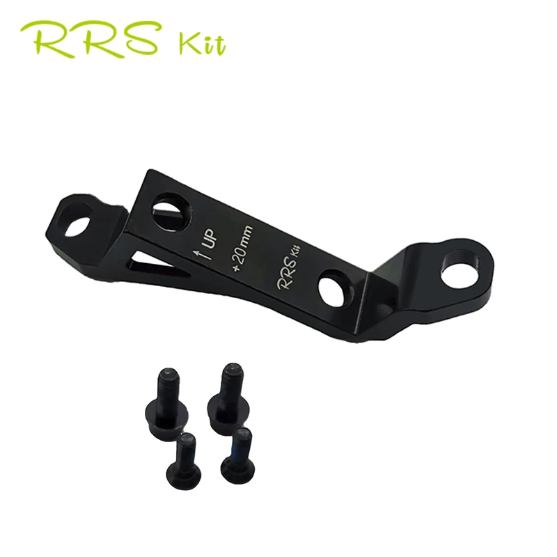 Rrskit Bicycle Brake Adapter+20mm Aluminum Alloy Post Mount To Flat Mount Brake Adapter