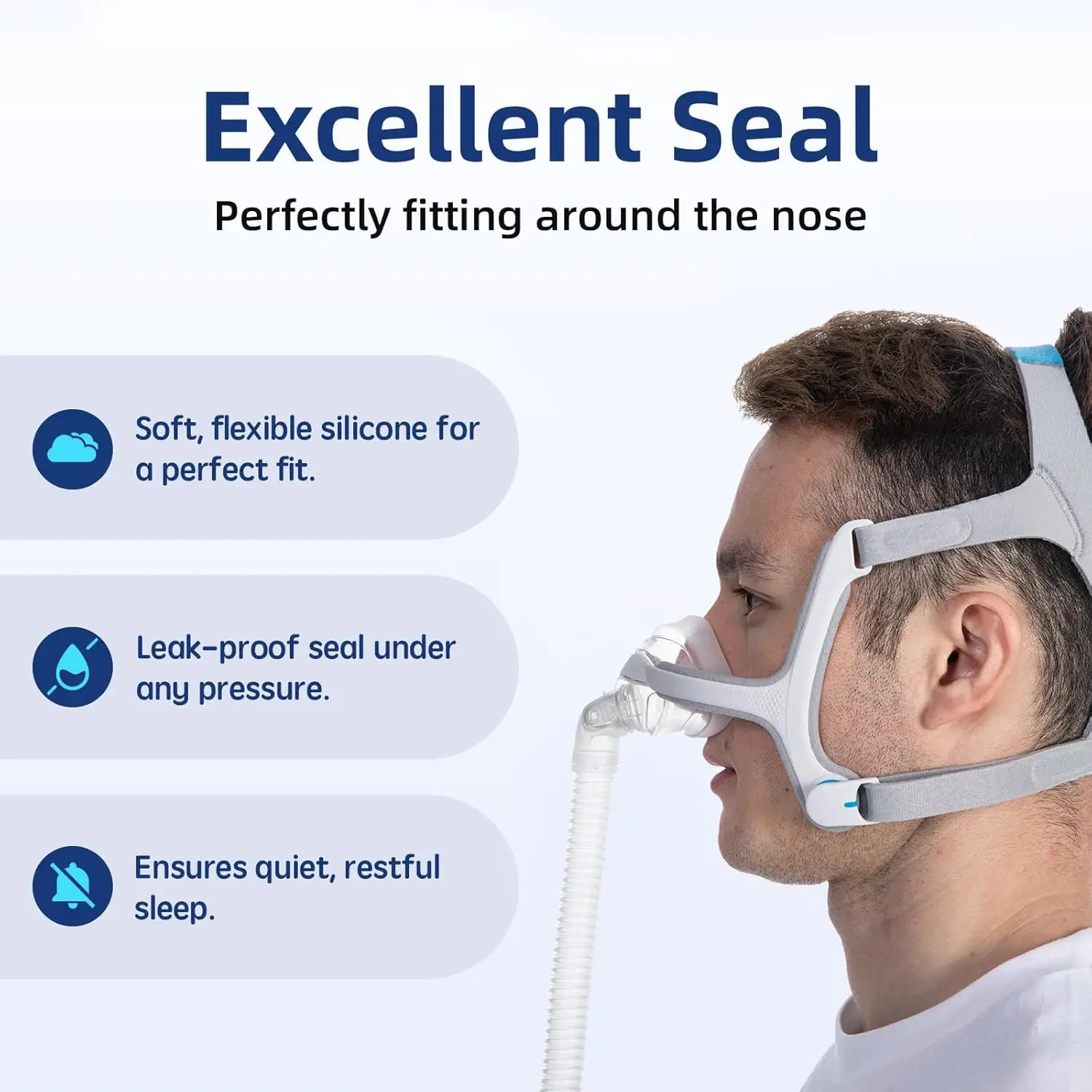 N20 Nasal Cushion - ResMed AirFit N20 Cushion - Nasal CPAP Mask Cushion Replacement-Soft Silicone - CPAP Accessories - view 5