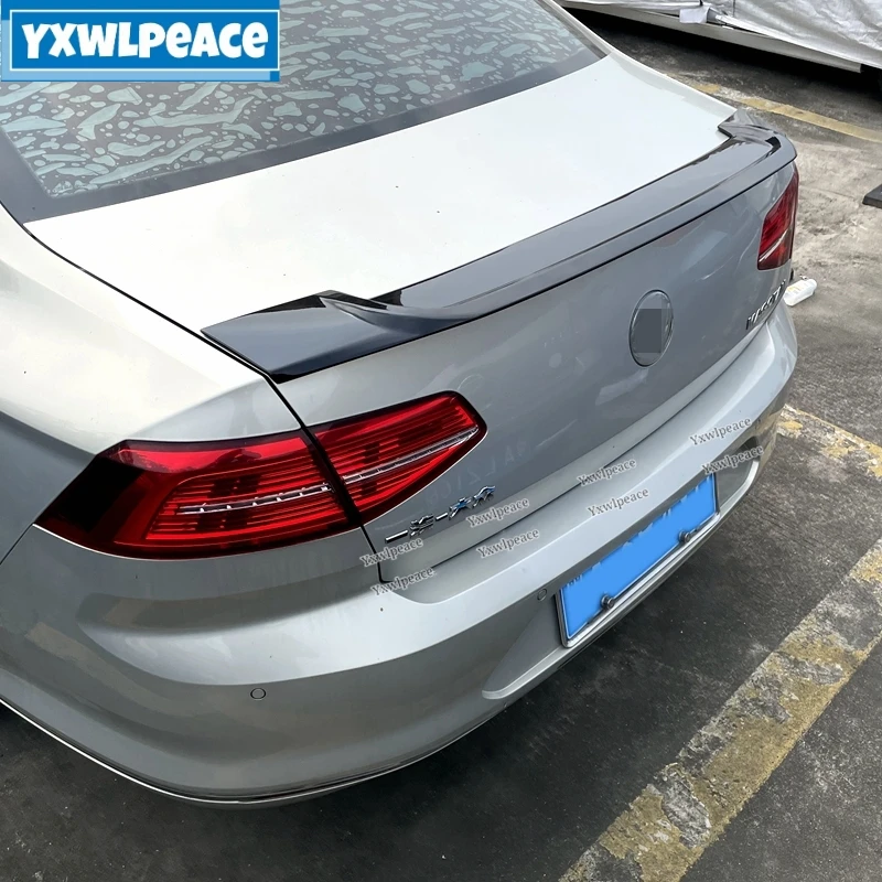 

ABS Plastic R Style Rear Trunk Lip Spoiler Car Styling For VW Volkswagen Passat B8 2017-2022