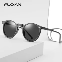 Luxury Small Round Polarized Sunglasses Women Men Retro Classic Black Sun Glasses For Ladies Fashion Driving Shades UV400