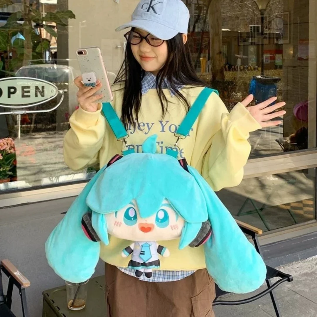 Anime giapponese simpatico cartone animato ragazze a tracolla bambola cartone animato zaino borsa per studenti borsa per cuscino borsa per il dolore serie borsa per bambola di grande capacità