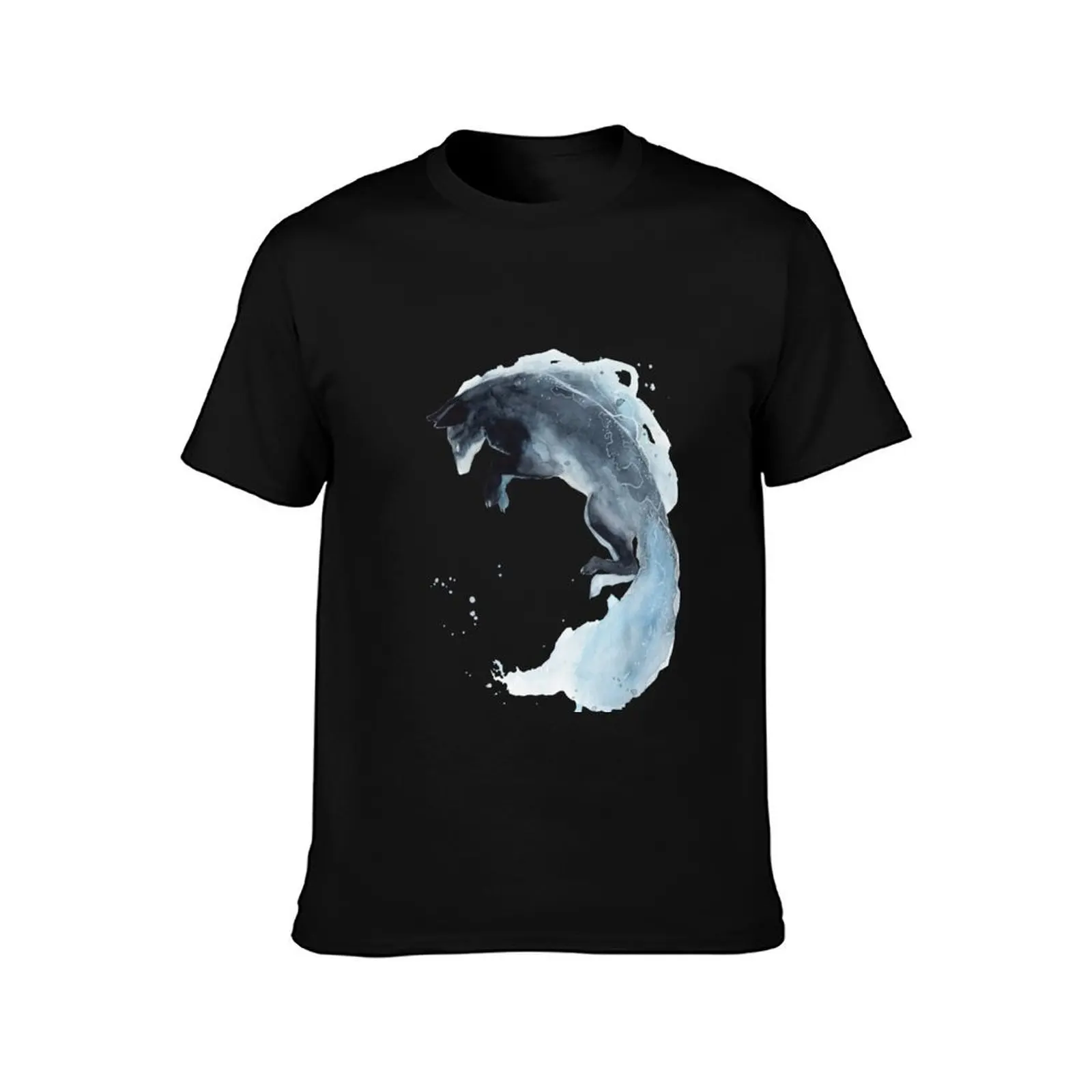 Water Fox T-Shirt Labor Work Casual T-Shirt