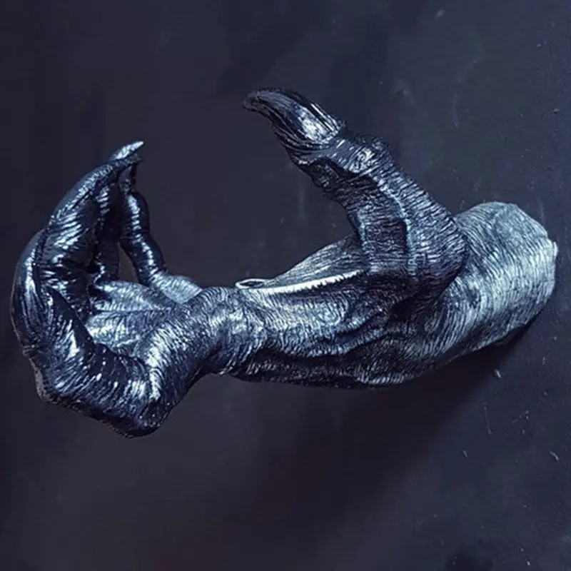 *uu. Devil's Hand Halloween Decoration Wall Hanging Devil Eye Witch's Hand Ornaments Tattoo Shop Bar Wall Decoration view 3